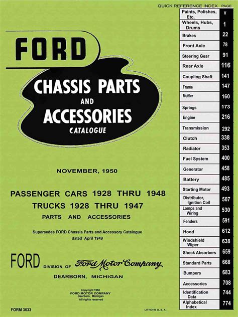 1948 Ford coupe parts catalog